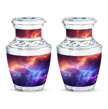 Nebula Galaxy Theme 3 Inch Keepsake Pack of 2