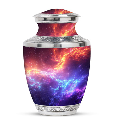 Nebula Galaxy Theme Large Urn 10 Inch