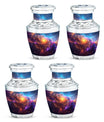 Nebula Galaxy Theme 3 Inch Keepsake Pack of 4