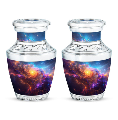 Nebula Galaxy Theme 3 Inch Keepsake Pack of 2
