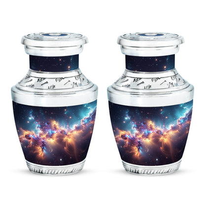 Nebula Galaxy Theme 3 Inch Keepsake Pack of 2