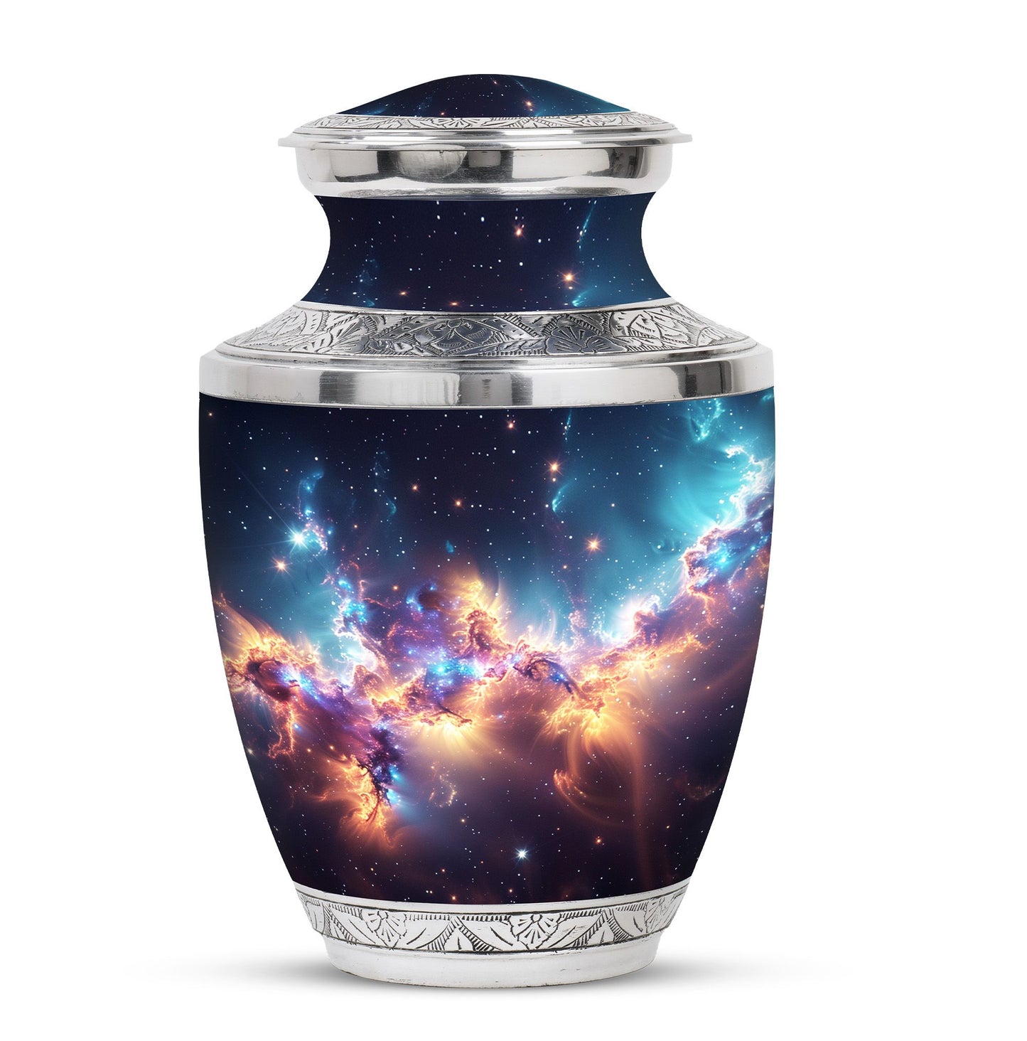 Nebula Galaxy Theme Large Urn 10 Inch