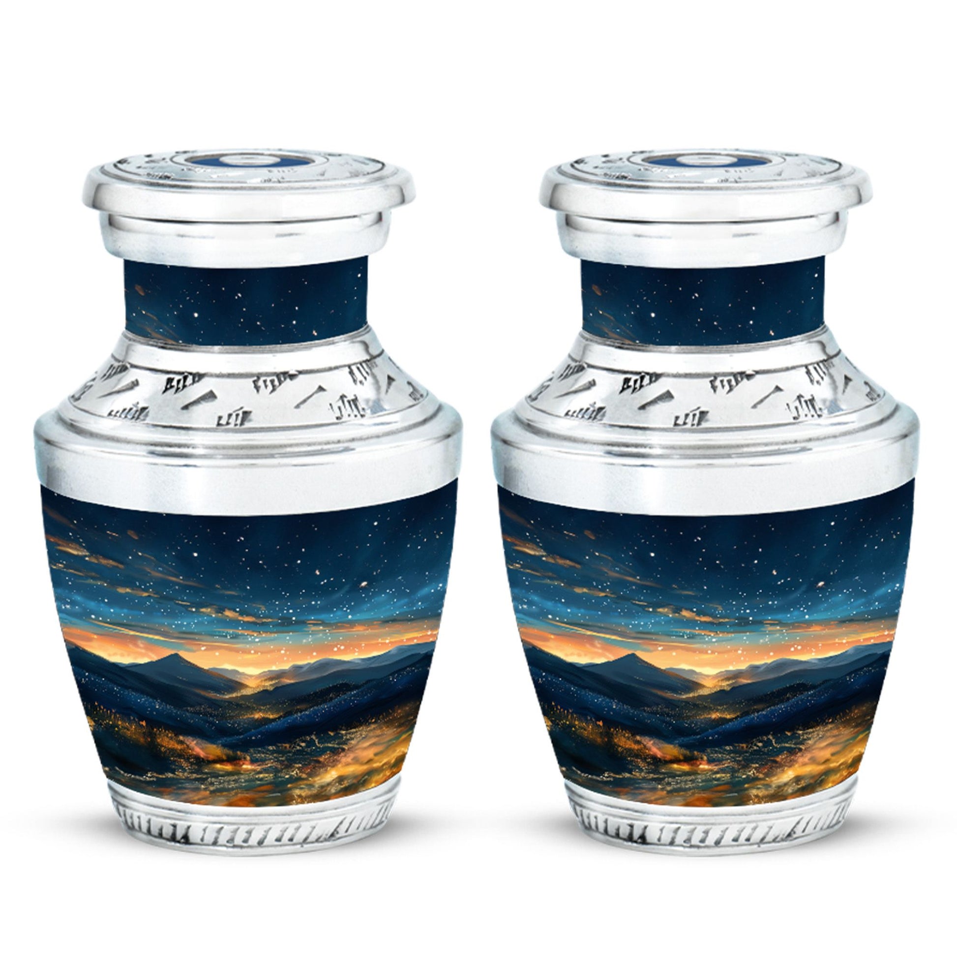 Starry Night Theme 3 Inch Keepsake Pack of 2