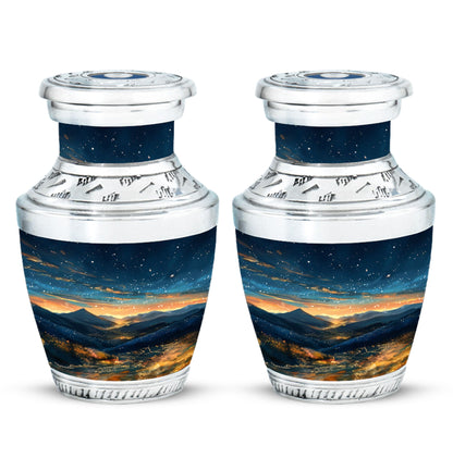 Starry Night Theme 3 Inch Keepsake Pack of 2