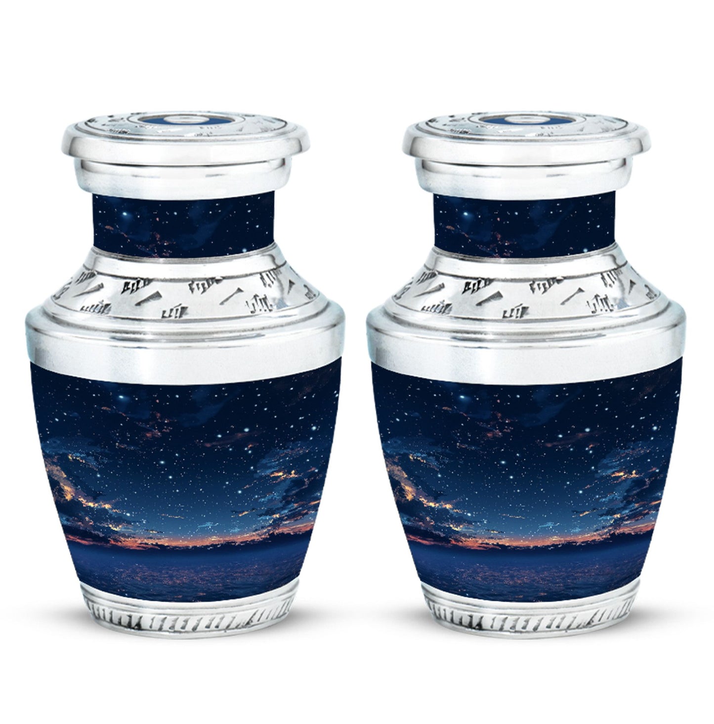 Starry Night Theme 3 Inch Keepsake Pack of 2