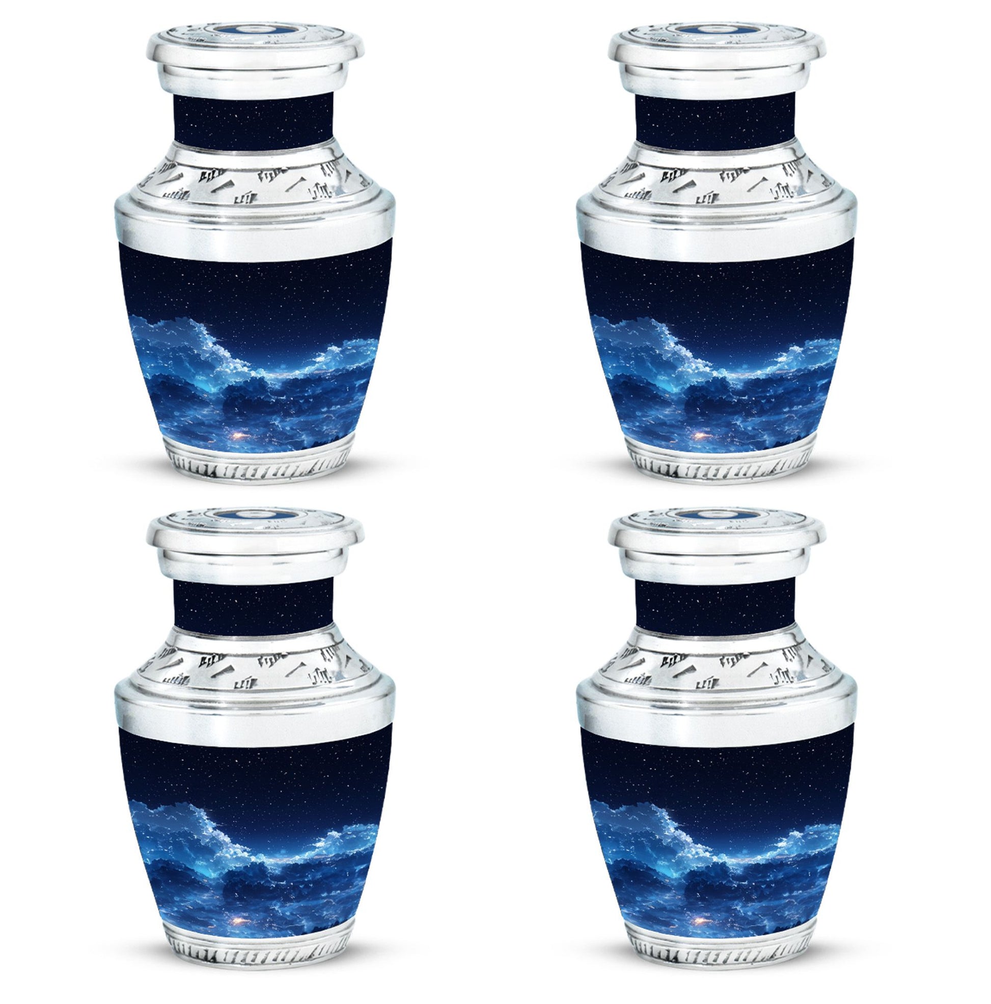 Starry Night Theme 3 Inch Keepsake Pack of 4