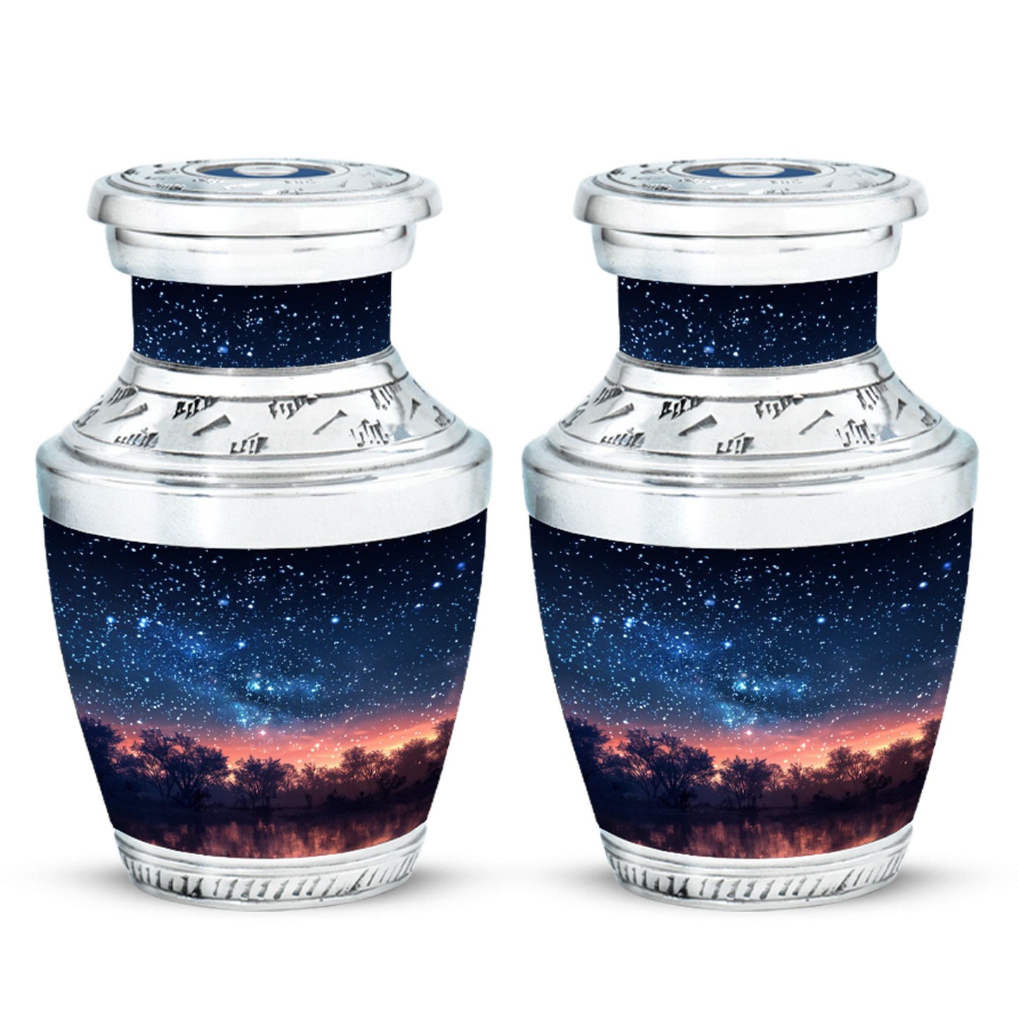 Starry Night Theme 3 Inch Keepsake Pack of 2