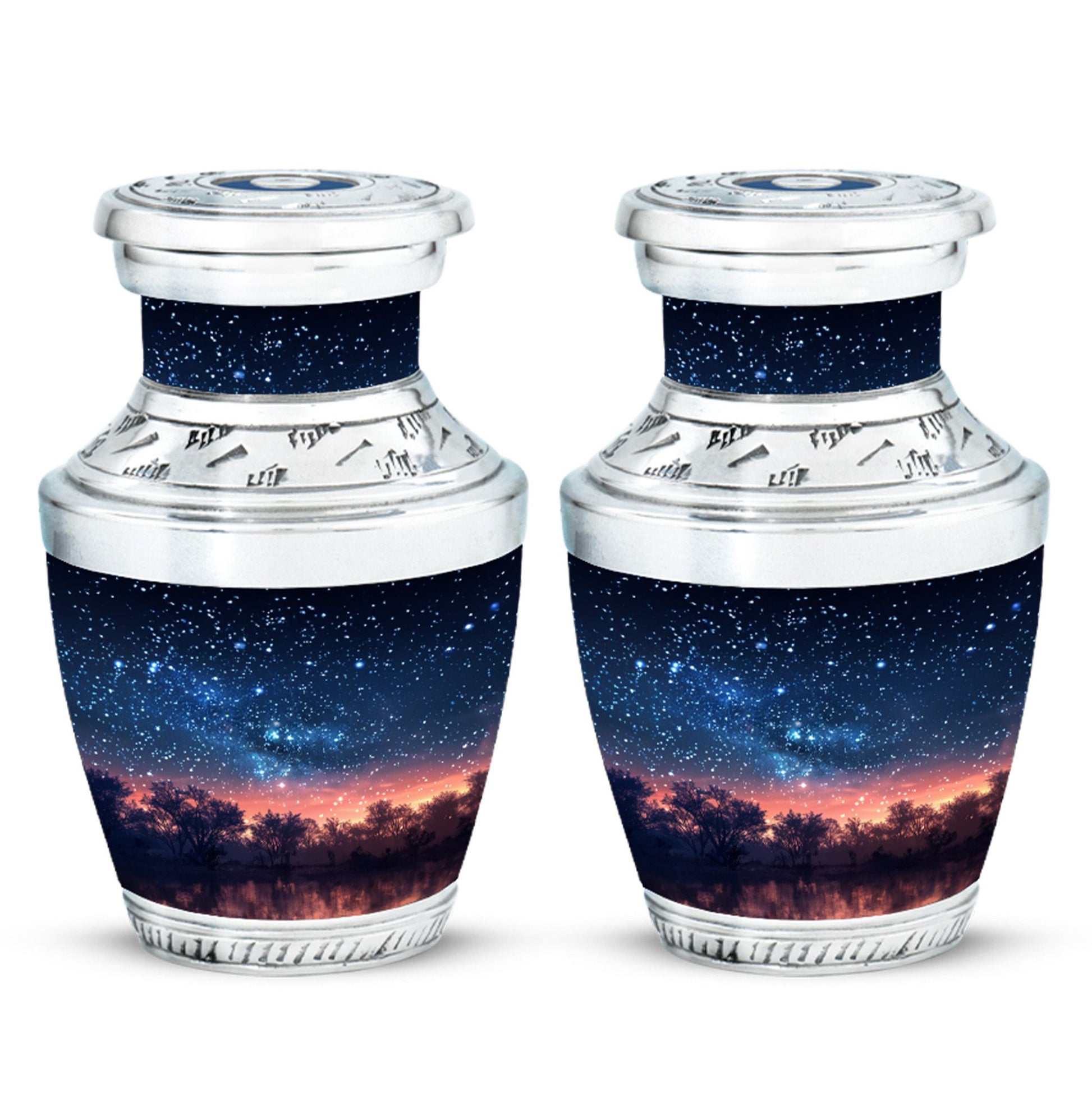 Starry Night Theme 3 Inch Keepsake Pack of 2