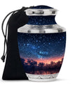 Starry Night Theme Large Urn 10 Inch