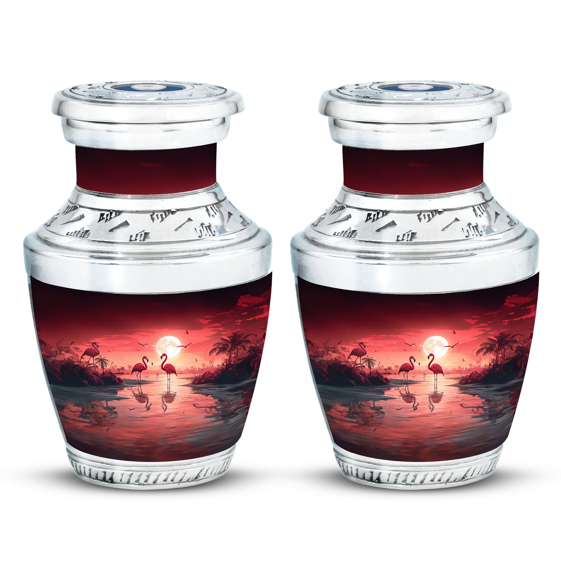 Flamingo Theme 3 Inch Keepsake Pack of 2