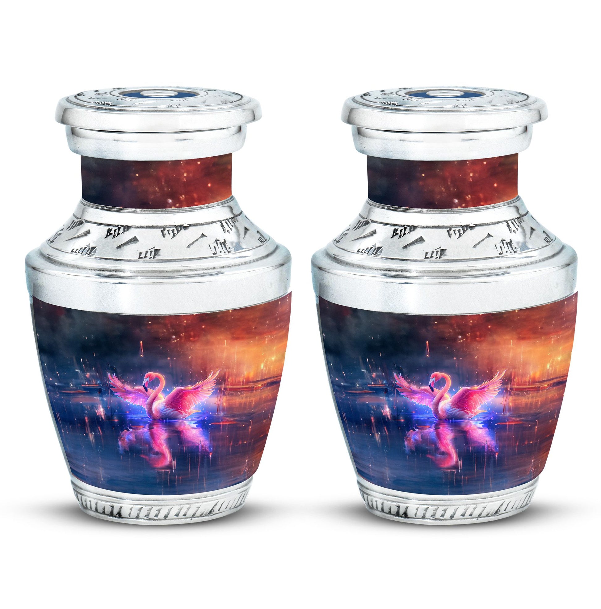 Flamingo Theme 3 Inch Keepsake Pack of 2