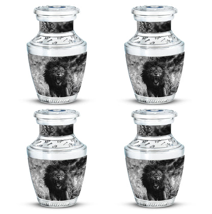 Lion Theme 3 Inch Keepsake Pack of 4