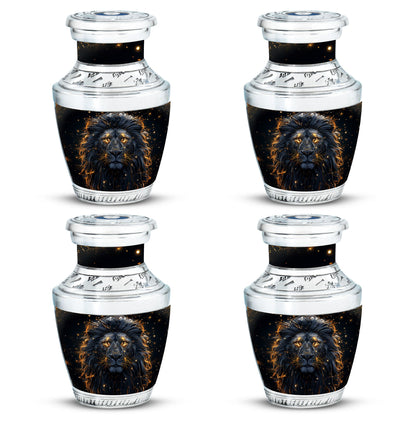 Lion Theme 3 Inch Keepsake Pack of 4