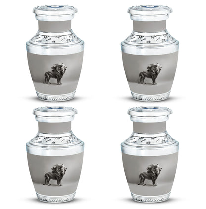 Lion Theme 3 Inch Keepsake Pack of 4