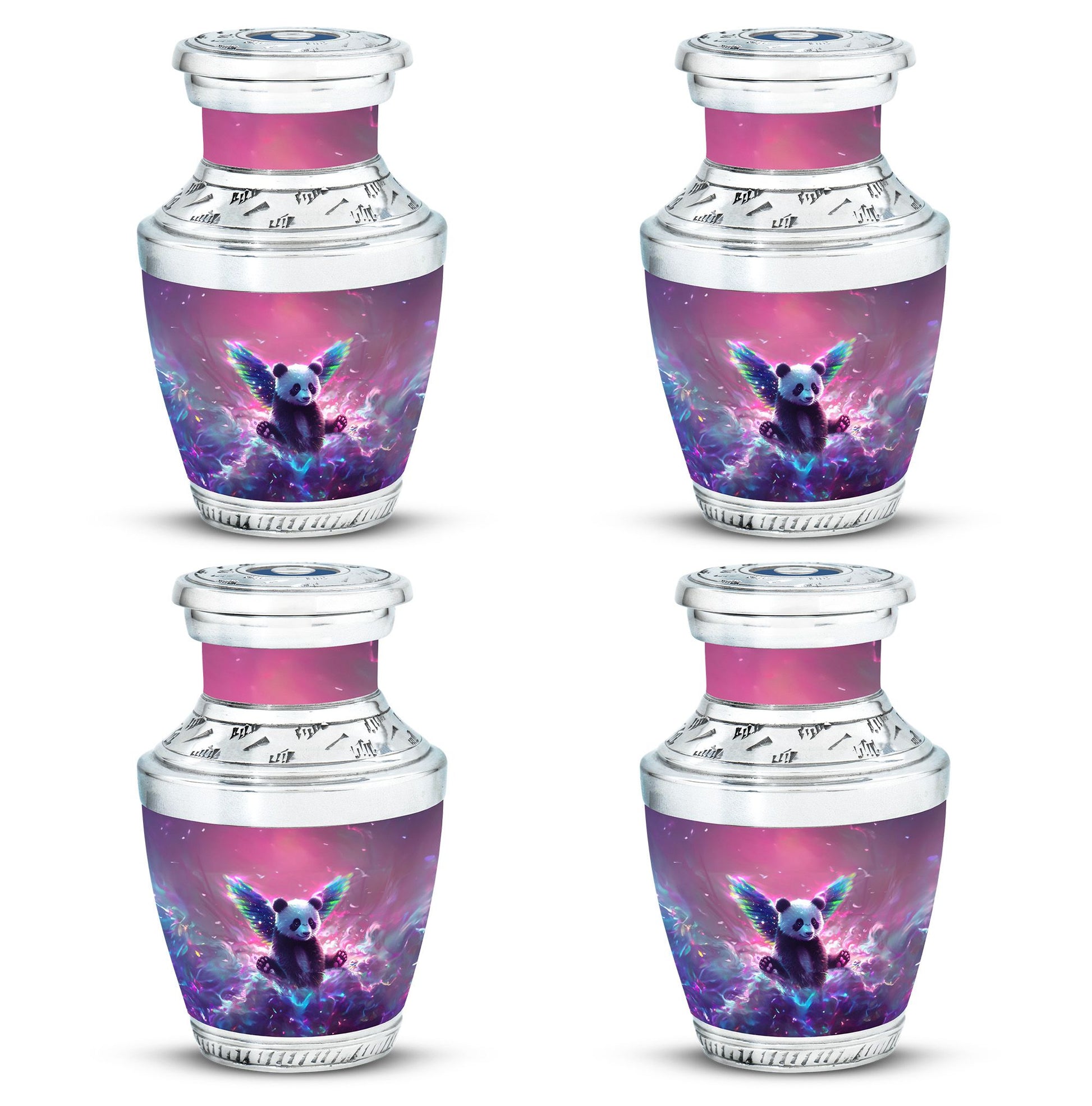 Panda Theme 3 Inch Keepsake Pack of 4