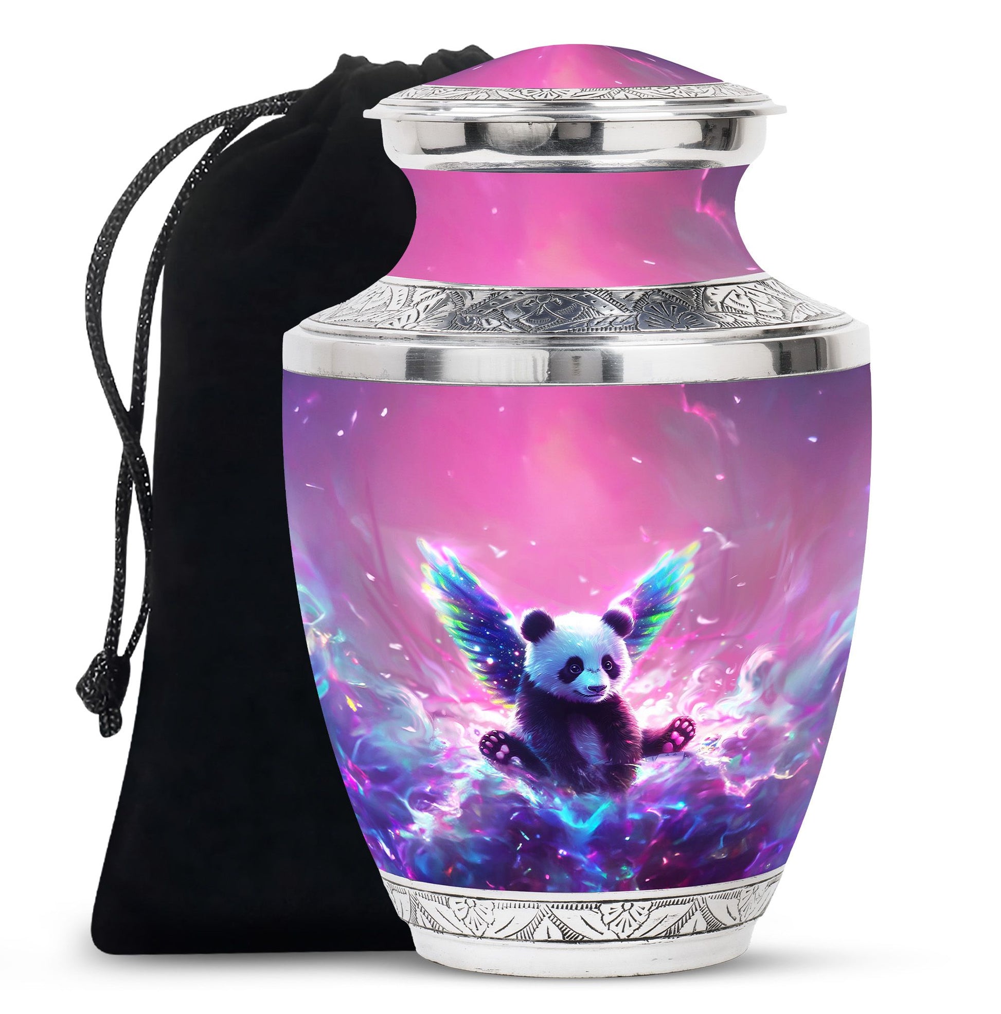 Panda Theme Large Urn 10 Inch