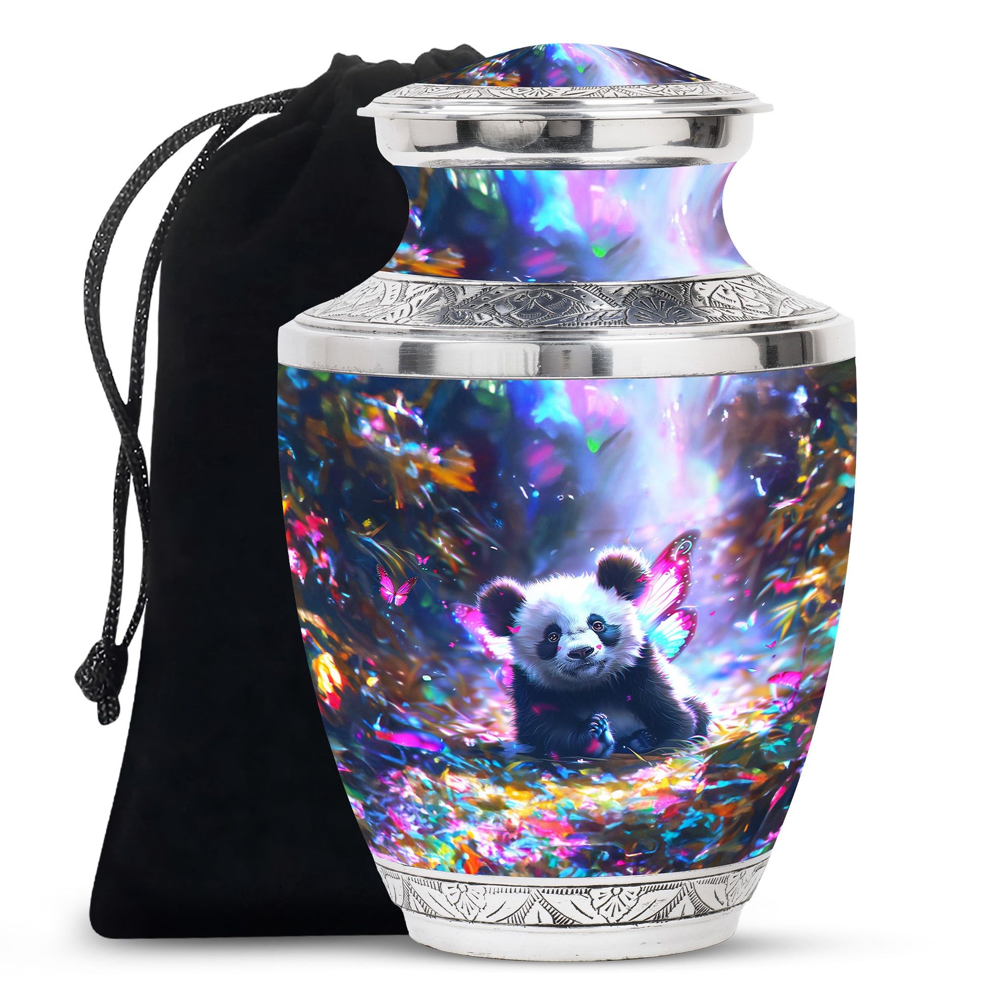 Panda Theme Large Urn 10 Inch