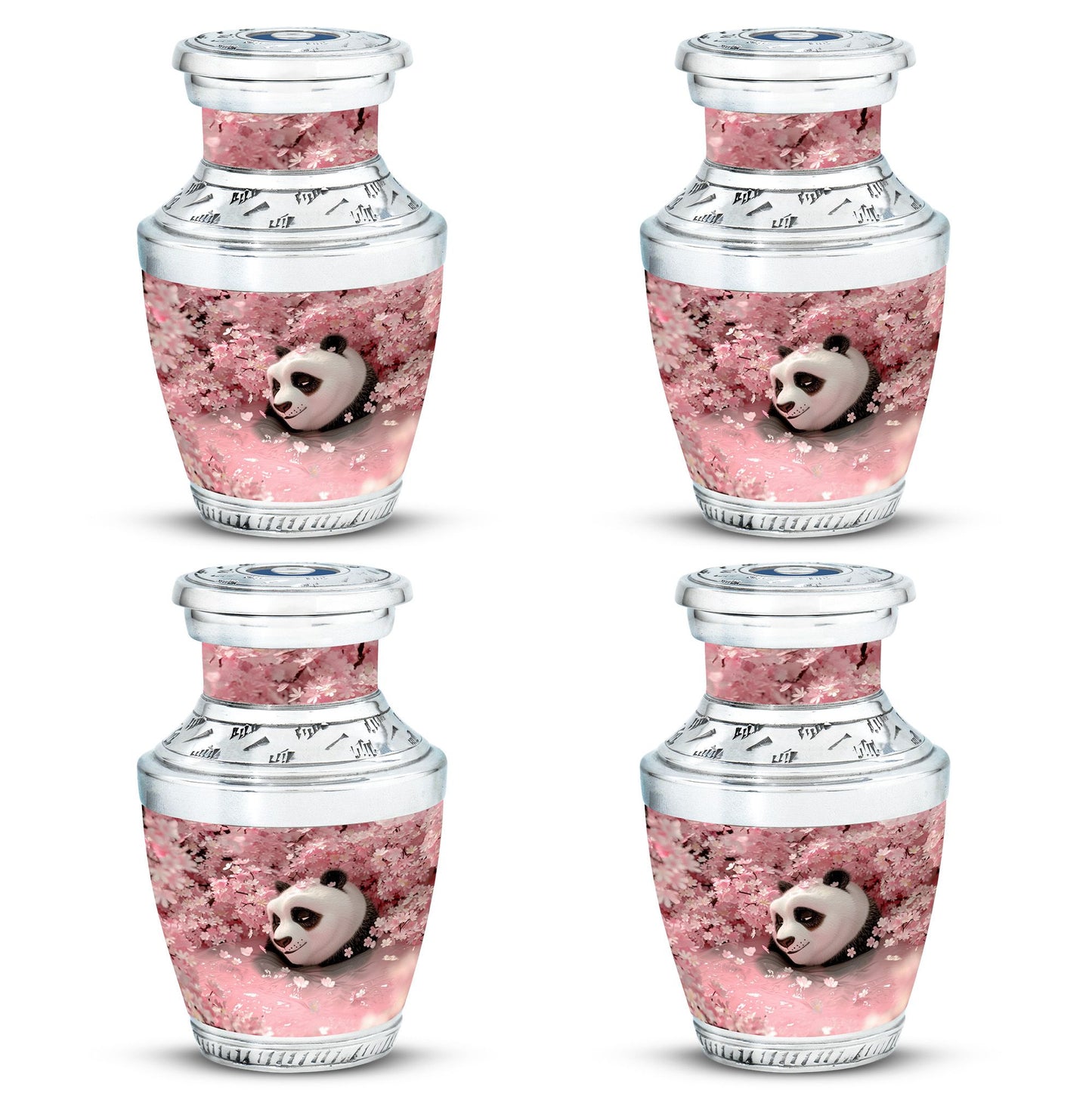Panda Theme 3 Inch Keepsake Pack of 4