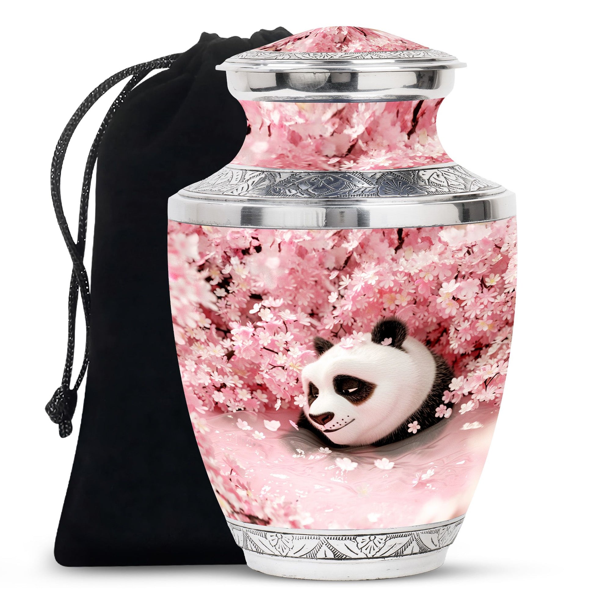 Panda Theme Large Urn 10 Inch