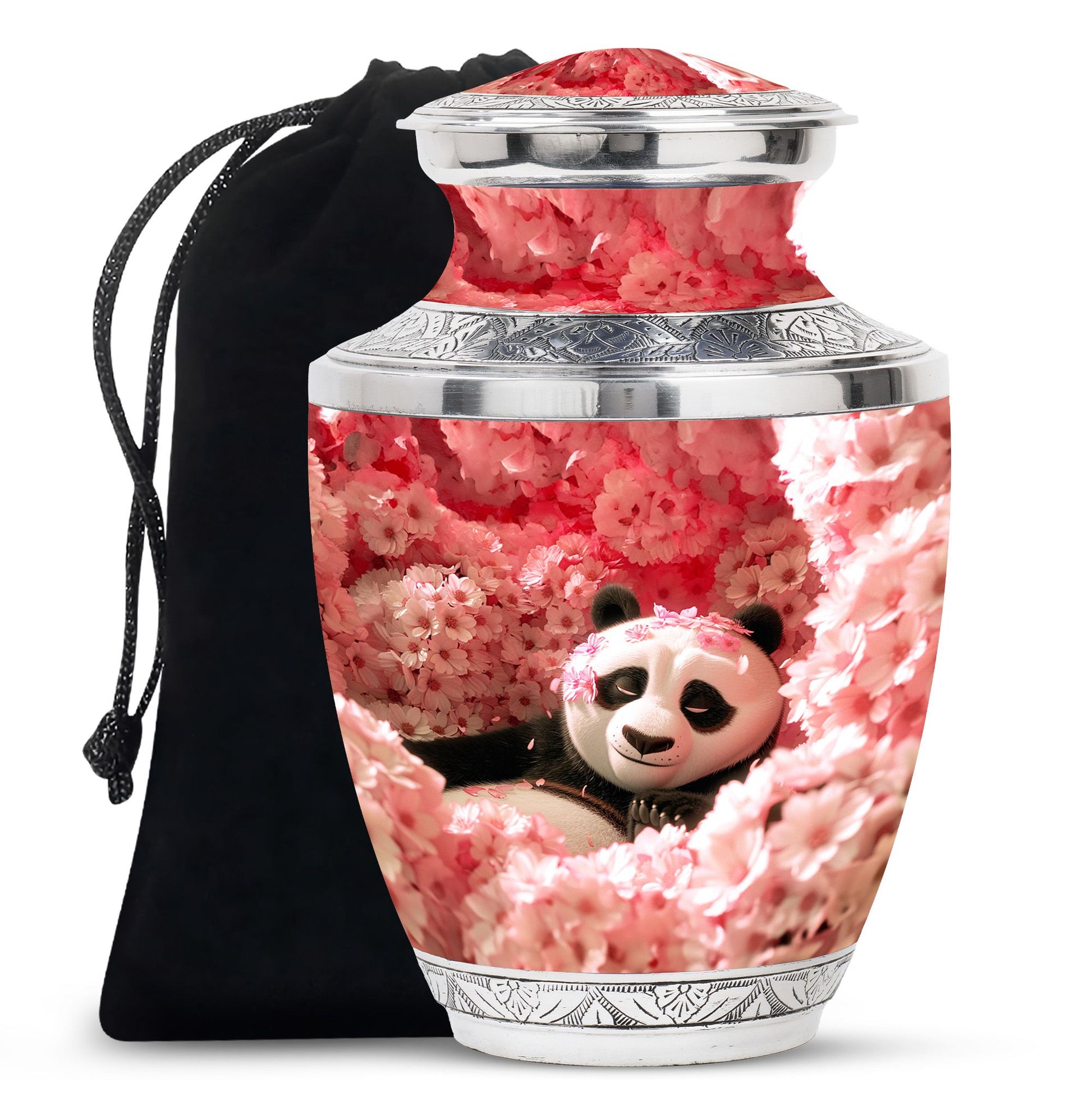 Panda Theme Large Urn 10 Inch