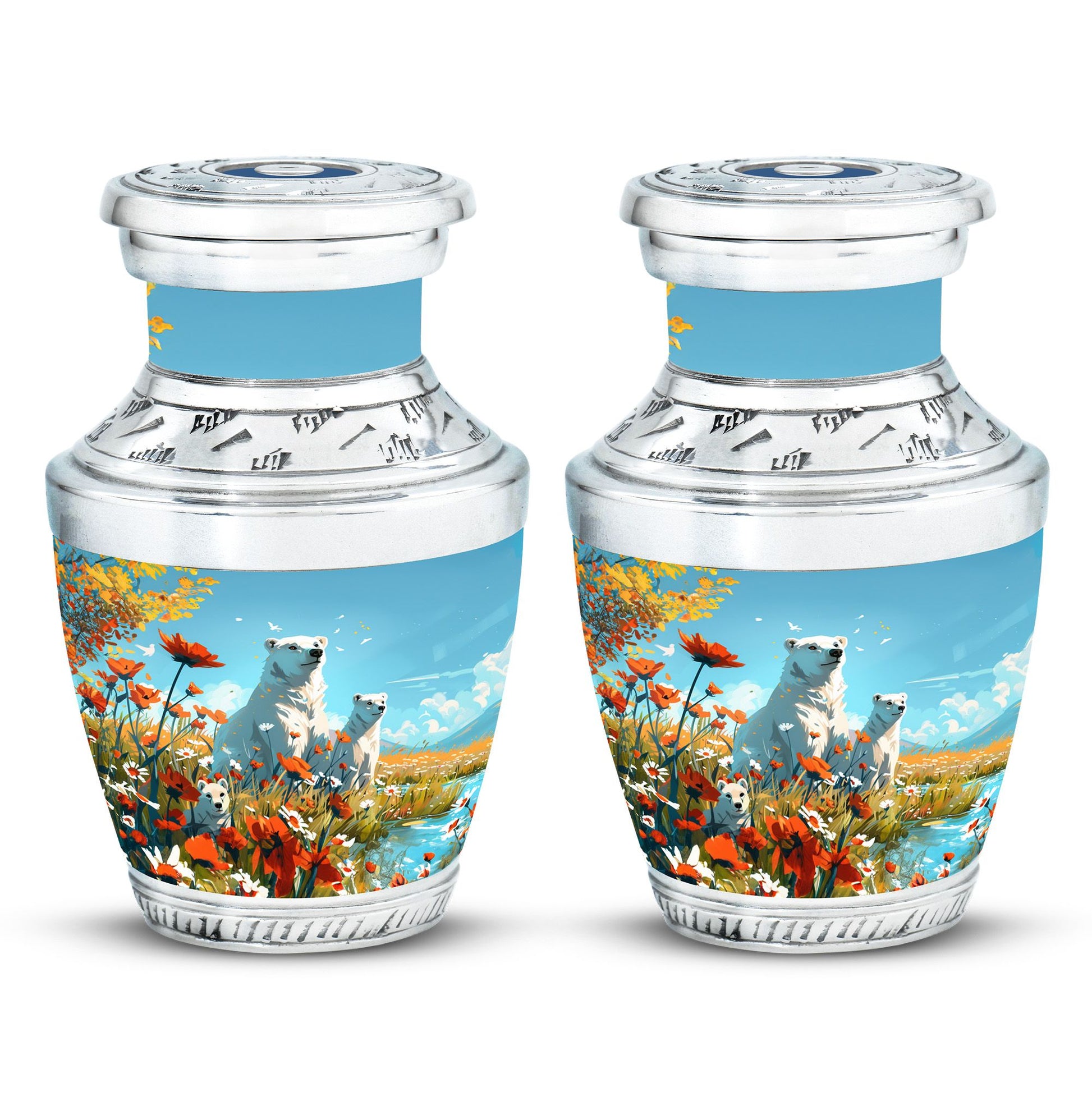 Polar Bear Theme 3 Inch Keepsake Pack of 2