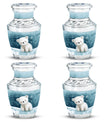 Polar Bear Theme 3 Inch Keepsake Pack of 4