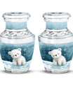 Polar Bear Theme 3 Inch Keepsake Pack of 2