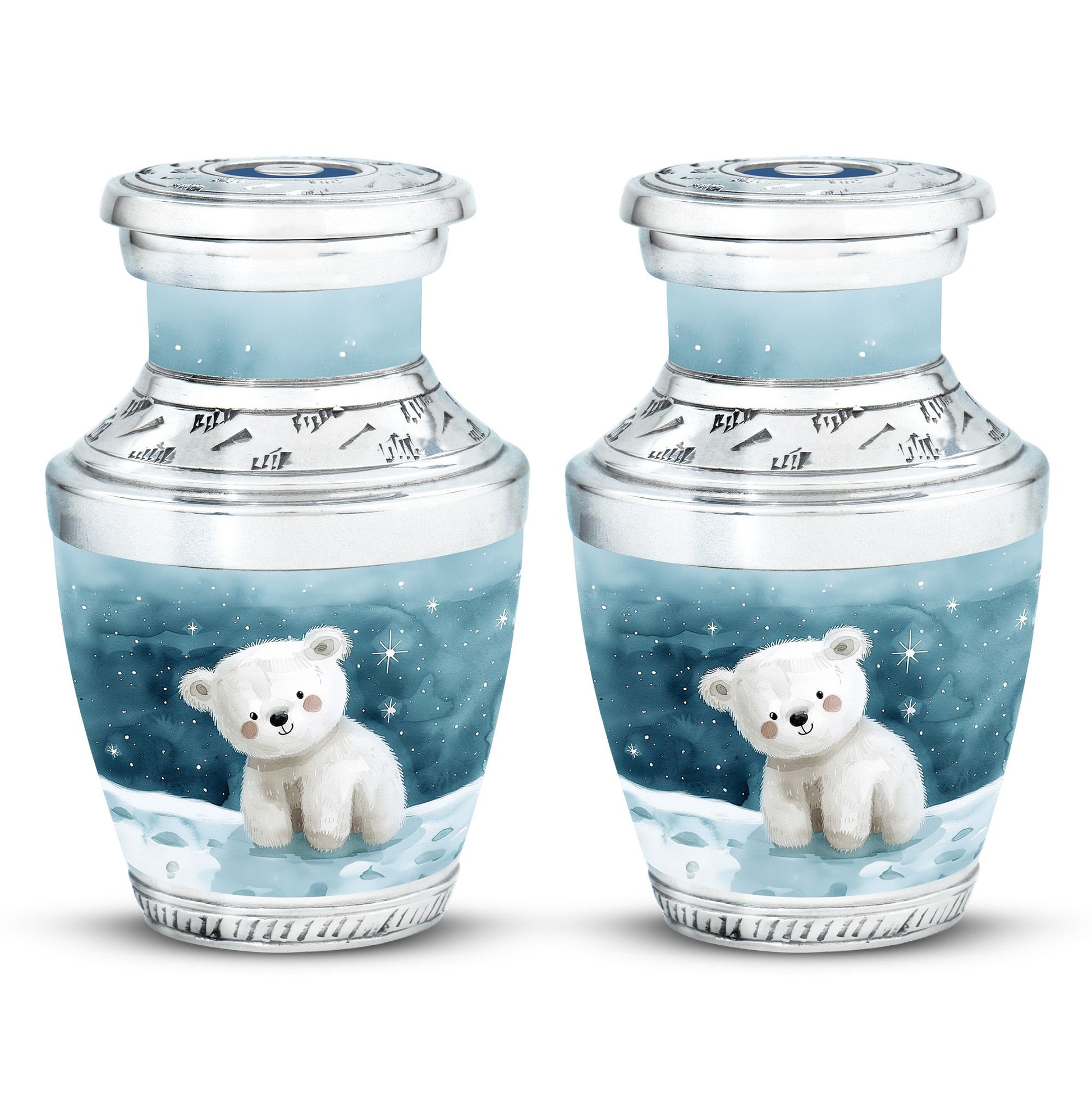 Polar Bear Theme 3 Inch Keepsake Pack of 2