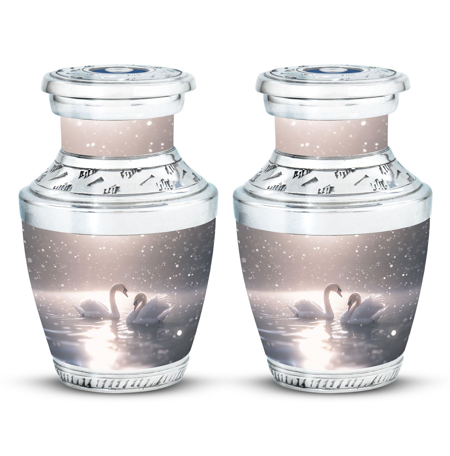 Swan Theme 3 Inch Keepsake Pack of 2