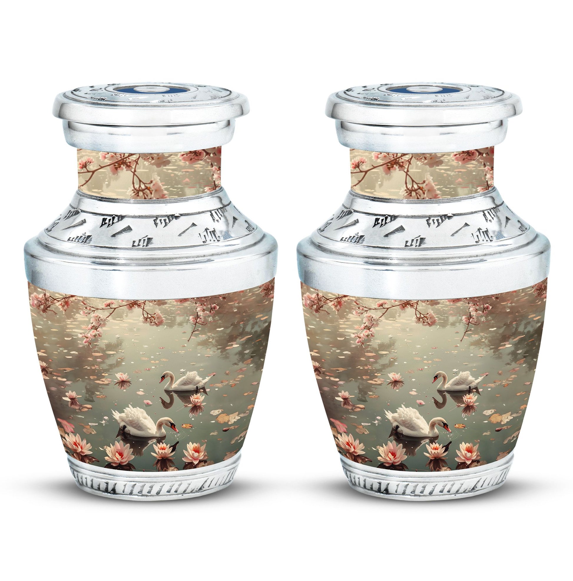 Swan Theme 3 Inch Keepsake Pack of 2