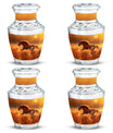 Runing Horse Theme 3 Inch Keepsake Pack of 4