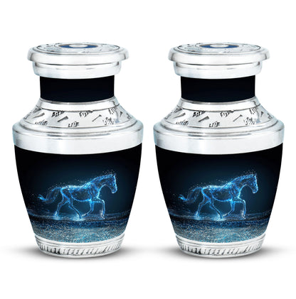 Runing Horse Theme 3 Inch Keepsake Pack of 2