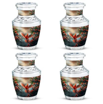 Cardinal Theme 3 Inch Keepsake Pack of 4