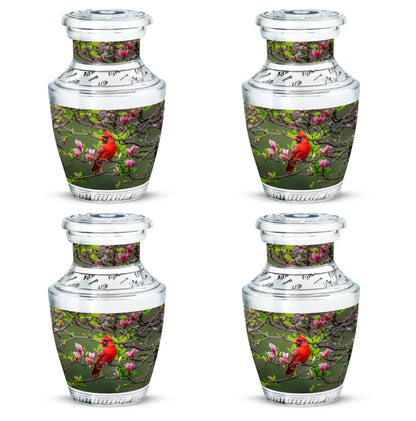 Cardinal Theme 3 Inch Keepsake Pack of 4