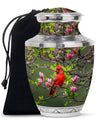 Cardinal Theme Large Urn 10 Inch