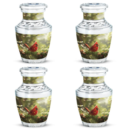 Cardinal Theme 3 Inch Keepsake Pack of 4