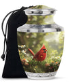 Cardinal Theme Large Urn 10 Inch
