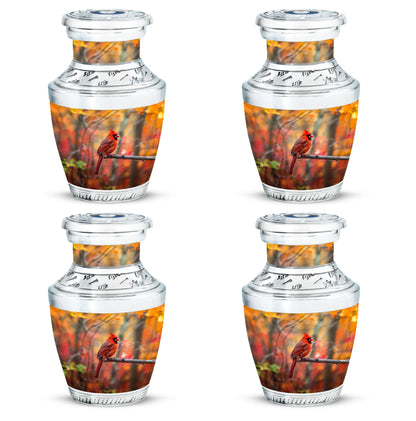 Cardinal Theme 3 Inch Keepsake Pack of 4