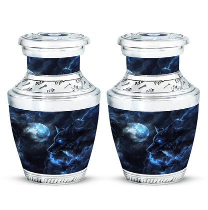 Wolf Theme 3 Inch Keepsake Pack of 2
