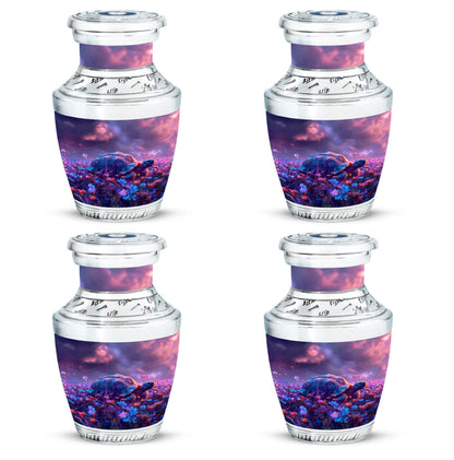 Turtle Theme 3 Inch Keepsake Pack of 4