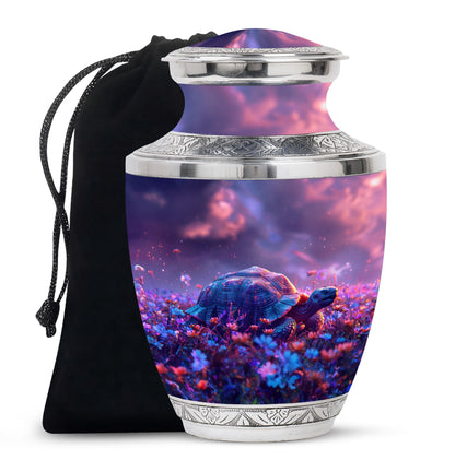 Turtle Theme Large Urn 10 Inch