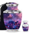Turtle Theme Large Urn With 1 Keepsake Urn