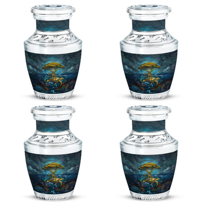 Turtle Theme 3 Inch Keepsake Pack of 4
