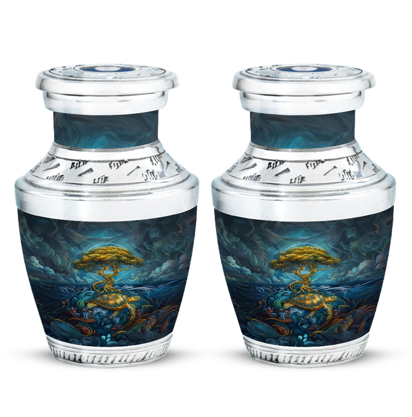 Turtle Theme 3 Inch Keepsake Pack of 2