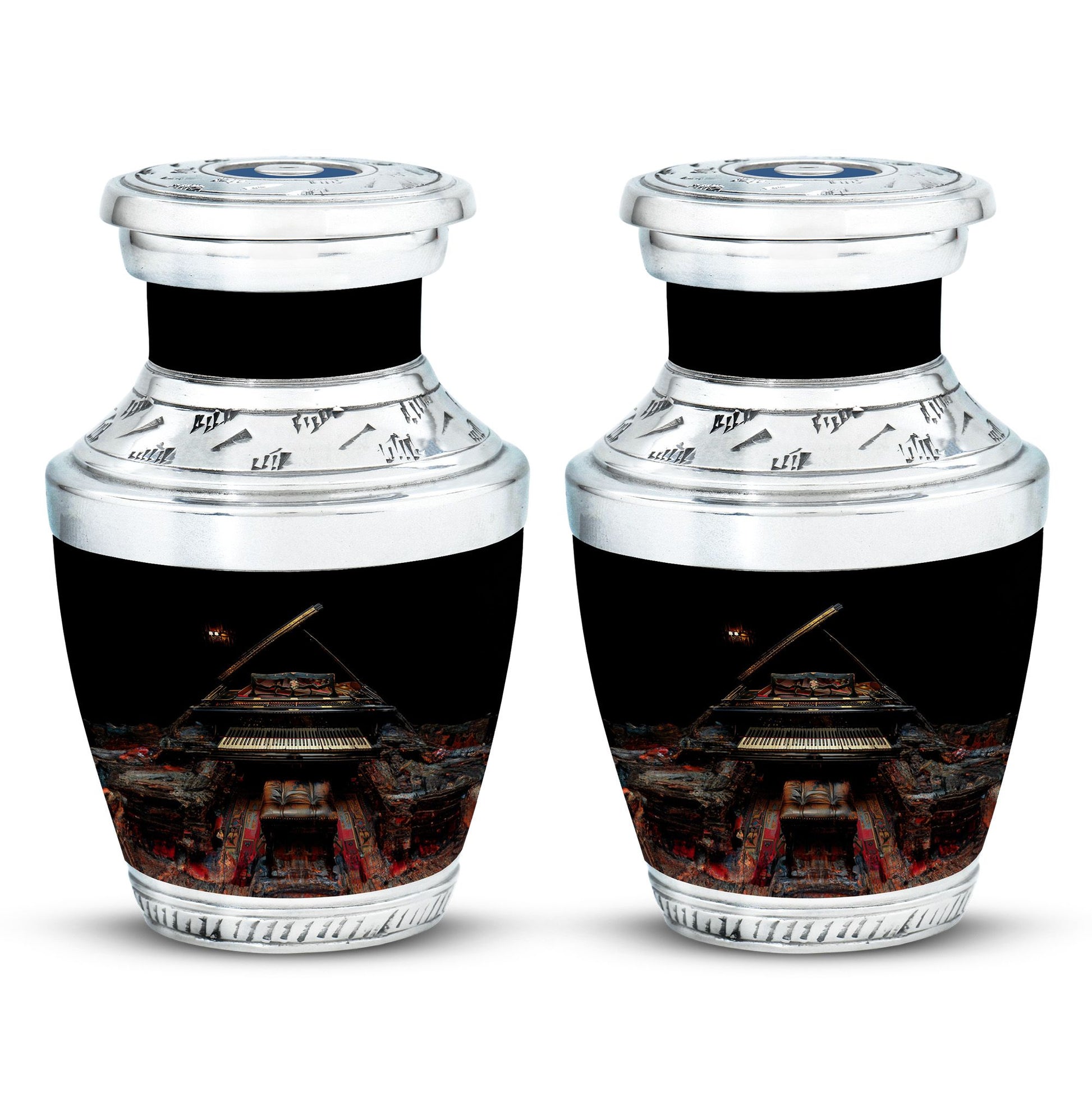 Piano Theme 3 Inch Keepsake Pack of 2