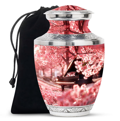 Piano Theme Large Urn 10 Inch