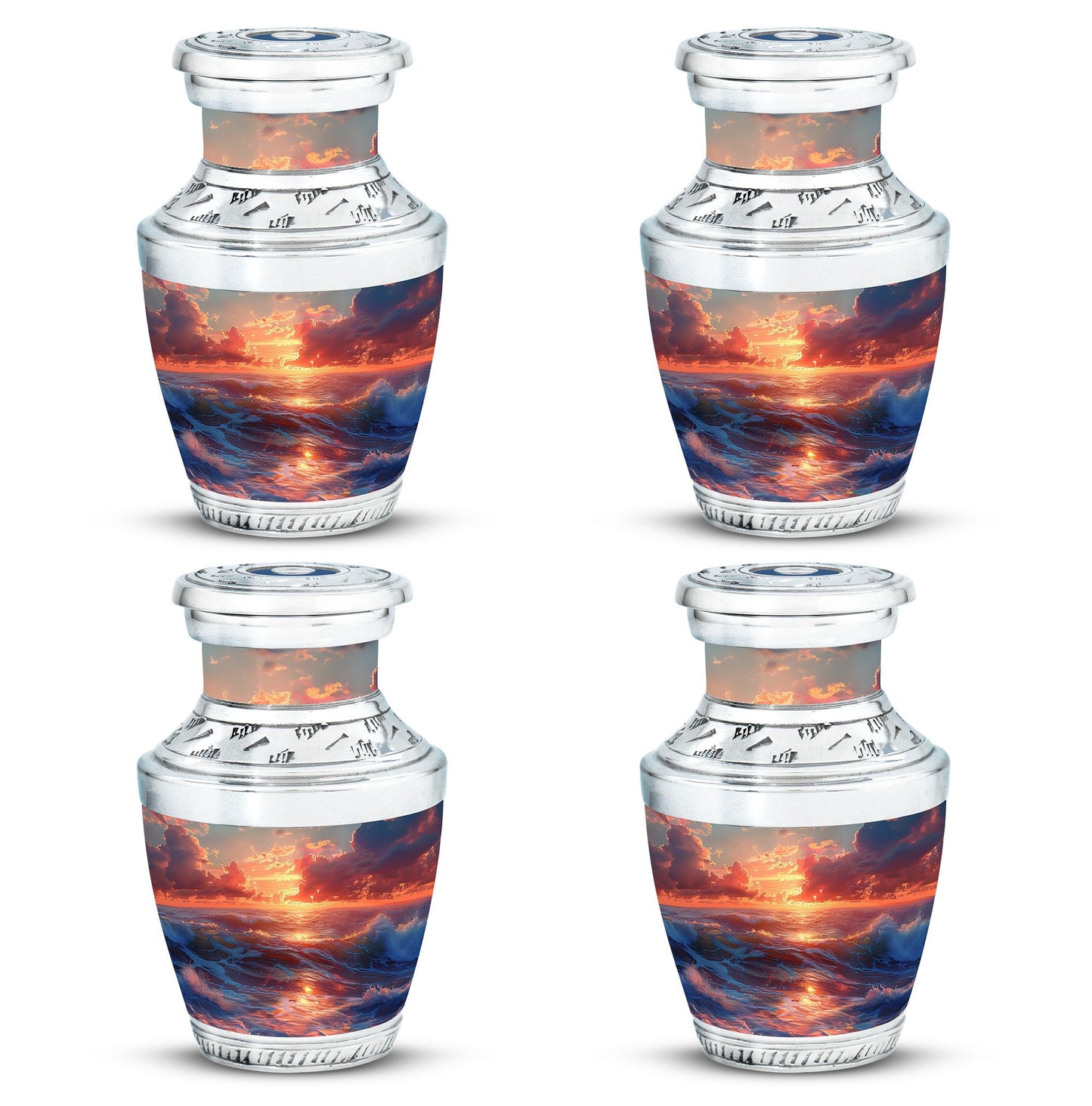 Sunrise Theme 3 Inch Keepsake Pack of 4