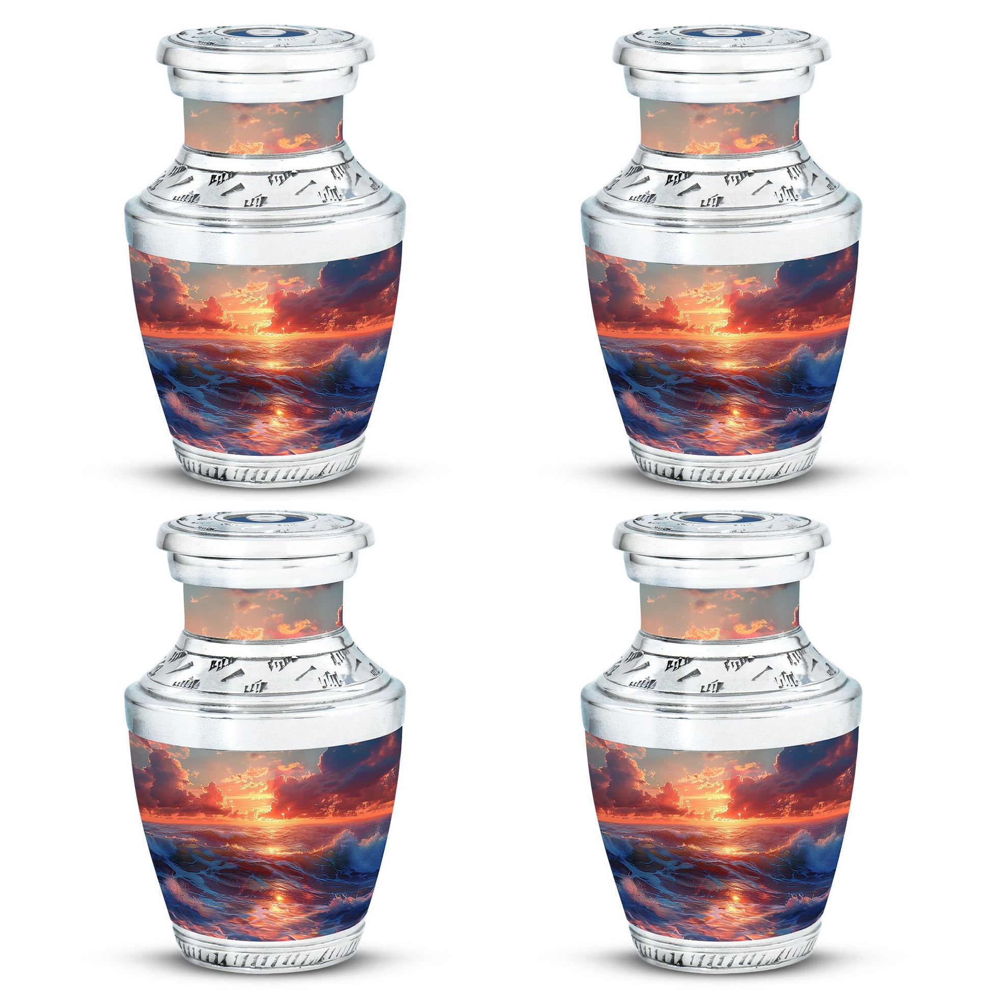 Sunrise Theme 3 Inch Keepsake Pack of 4