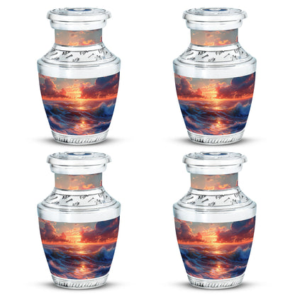 Sunrise Theme 3 Inch Keepsake Pack of 4