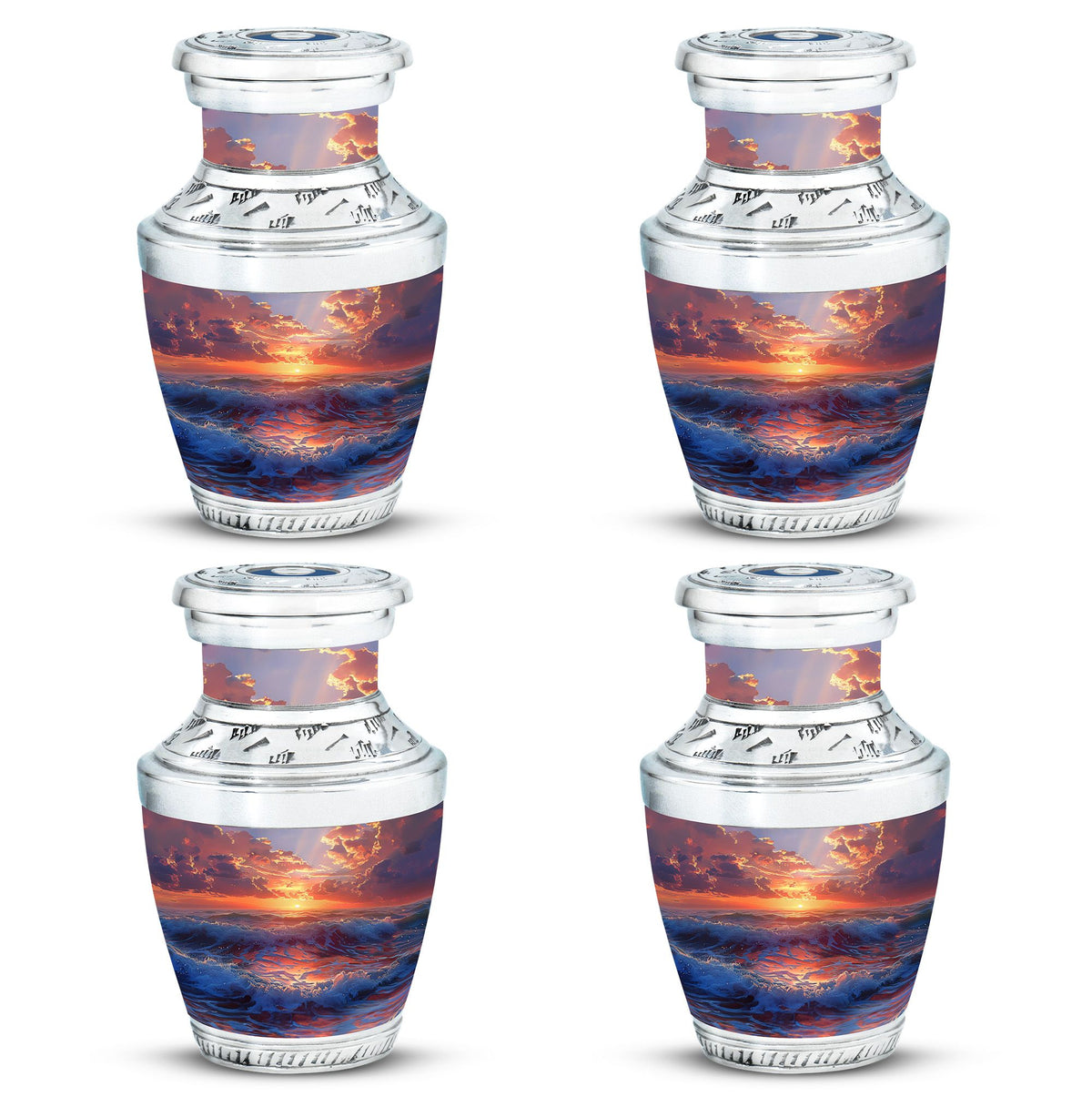 Sunrise Theme 3 Inch Keepsake Pack of 4